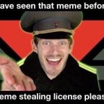 Arstotzka pewdiepie meme stealing license