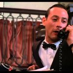 Pee Wee Herman Talking on Phone