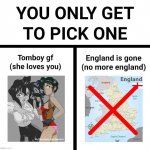 no more england