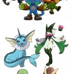 Meowscarada,Lopunny,Gardevoir and Vaporeon are 100% awesome! | image tagged in name a more iconic quartet,pokemon | made w/ Imgflip meme maker