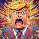 Donald Trump - rage, tantrum, revenge, empty