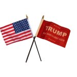 US and Trump flag