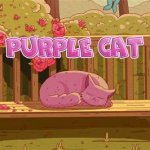Purple cat (: