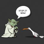 Yoda has had enough of the seagulls template
