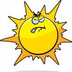 Angry Sun template