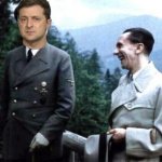 Zelensky and Goebbels meme