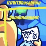 ILDWTD’s yellow impostor announcement template