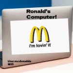 The Official Mcdonalds Computer 2 dollars only!