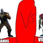 Two big mean alien | VILLGAX; THANOS | image tagged in vs,who would win | made w/ Imgflip meme maker