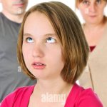 Annoyed Teenage Girl Short