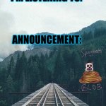 Blob's announcement thingamajig
