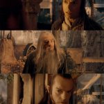 Elrond and Gandalf template