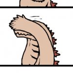 Angry eyebrow Godzilla