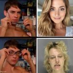Peter Parker's Glasses | image tagged in peter parker's glasses,twitter,ugly girl,republicans,maga | made w/ Imgflip meme maker