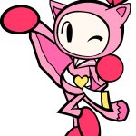 Pink Bomber with Flying Squirrel power up