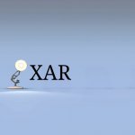 Logo Recreation | XAR; P | image tagged in pixar logo | made w/ Imgflip meme maker