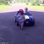 toy car accident GIF Template