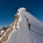 Climb Snowy Mountain Peak template
