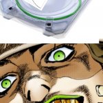 When you realize that the new gen of Beyblade is (technically) a Jojo reference | image tagged in gyro zeppeli smile template | made w/ Imgflip meme maker