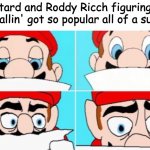Pay Corn | Mustard and Roddy Ricch figuring out why Ballin' got so popular all of a sudden: | image tagged in mario reading,axel in harlem,ballin,hotel mario,nintendo,rap | made w/ Imgflip meme maker