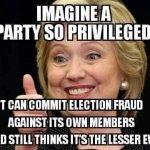 Clinton Not Lesser Evil Democrats more racist than racist Republ