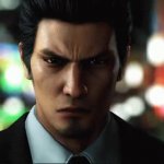 Kiryu serius GIF Template