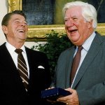 Ronald Reagan and Tip O'Neill JPP