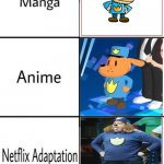 Poo | image tagged in netflix adaptation | made w/ Imgflip meme maker