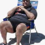 Chris Christie Beach Chair