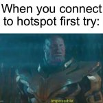 Thanos Impossible Meme Generator - Imgflip