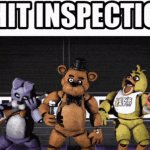 shit inspection
