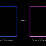 What If Male Character Rubs Female Character's Butt template