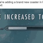 Snoopy's Soapbox racing announcement in a nutshell | Kings island: We're adding a brand new coaster in Planet snoopy.
Also Kings Island: | image tagged in sneak increased to 100,theme park,memes | made w/ Imgflip meme maker