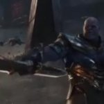 Thanos pointing sword meme