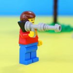 Lego figure gun