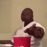 Black guy reaching for soda GIF Template