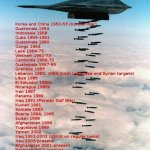 USA bombing list