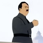 who the hell needs Donald when we have Daffy | THE TRUE HERO | image tagged in gifs,daffy duck,adolf hitler,hitler,looney tunes,memes | made w/ Imgflip video-to-gif maker
