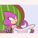 espio reading newspaper meme