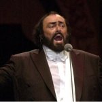 Pavarotti Singing