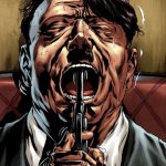 Hitler exercises his Second Amendment rights - gun, suicide