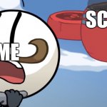 BRUH | SCHOOL; ME | image tagged in henry stickmin airship | made w/ Imgflip meme maker