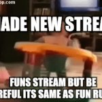 funs | I MADE NEW STREAM; FUNS STREAM BUT BE CAREFUL ITS SAME AS FUN RULES. | image tagged in gifs,spinning baby,streams,new stream | made w/ Imgflip video-to-gif maker