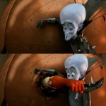 Megamind - Titan punches his way out of copper trap