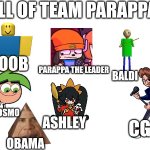 All of team Parappa