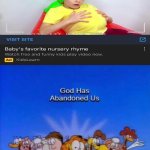 GOD has abandoned us | image tagged in garfield god has abandoned us,youtube ads | made w/ Imgflip meme maker