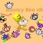 Bouncy Bee idle logo as enemies