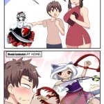 Mom can i have X. We have X at home. [X at home.] | Momiji Inubashiri; Momiji Inubashiri? Momiji Inubashiri | image tagged in memes,touhou,dog | made w/ Imgflip meme maker
