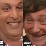 milei Sehinkman riendo papada