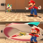 Mario Gets Eaten meme